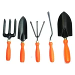 AGT Gardening Tool Kit Weeder, Trowel Big, Trowel, Cultivator, Fork, Gardening Tools Set for Home (Set Of 5 Pcs)